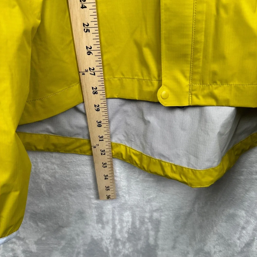 REI Co-op Mens XL Junction Rain Jacket Yellow Cycling Hiking Wind Full Zip NWT
